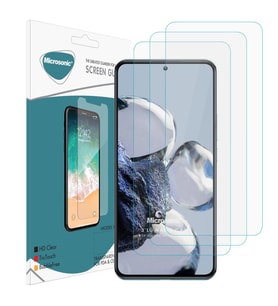 Microsonic Xiaomi Mi 12T Pro Screen Protector Nano Glass Cam Ekran Koruyucu (3`lü Paket) (Renksiz)