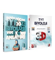 Benim Hocam TYT Biyoloji Konu ve 3D Soru Bankası Seti 2 Kitap