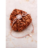 Baget Rose Gümüş Bileklik 4173