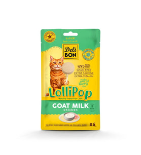 Delibon Lolipop Keçi Sütlü Kedi Ödül Maması 6'lı