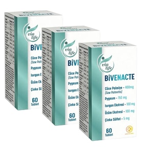 Bivenacte Cüce Palmiye (Saw Palmetto), Pygeum  60 Tablet - 3'lü