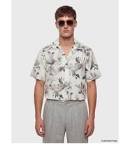 LCW Vision Gri Regular Fit Desenli Erkek Gömlek
