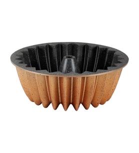 Serenk Fun Cooking Yıldız Alüminyum Döküm Granit Kaplama Kek Kalıbı 26 cm Sarı