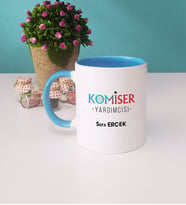 Komiser Yardımcısı Kupa Bardak Mavi