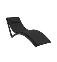 Omnipazar TRK-087 Siesta Minderli Yastıklı Lüks Ergonomik Slim Şezlong