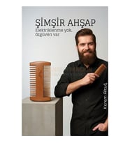 Ahşap Sakal ve Bıyık Tarağı - Antistatik Şimşir Tarak