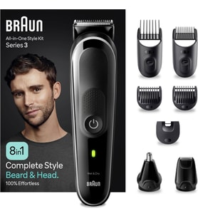 Braun Series 3 MGK3440 Şekillendirme Seti, 8’i 1 Arada Erkek Bakım Kiti