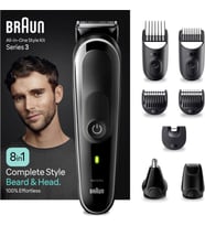 Braun Series 3 MGK3440 Şekillendirme Seti, 8’i 1 Arada Erkek Bakım Kiti