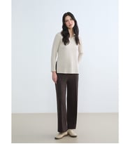 LCW Comfort Kahverengi Beli Lastikli Soft Touch Kadın Eşofman Altı