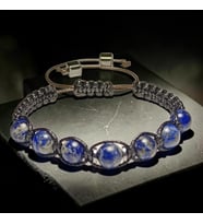 LAPİS LAZULİ MAKROME ÖRME BİLEKLİK
