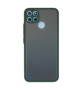 Realme C21y Kılıf Montreal Silikon Kapak - Yeşil