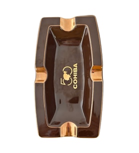 Cohiba 50. Yıl Kahverengi Porselen Dörtlü Puro Küllüğü - TR8260