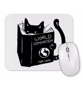 Kitap Okuyan Kedi Cats Mouse Pad