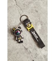 Perotti 16067 Cattolo Siyah Astronot Metal Anahtarlık
