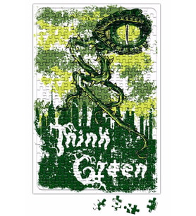 Think Green Pense Verde Puzzle 240 Parça Yapboz