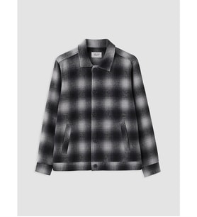 LCW Vision Siyah Regular Fit Ekose Erkek Oduncu Gömlek