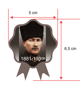 MUSTAFA KEMAL ATATÜRK YAKA KOKARTI-2