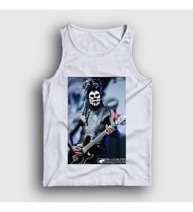Presmono Unisex Beyaz Wes Borland Guitarist Limp Bizkit Atlet 556321tt
