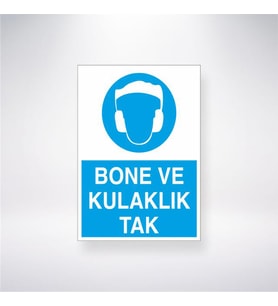Bone Ve Kulaklık Tak 21x28 Arkası Yapışkanlı Levha