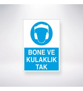 Bone Ve Kulaklık Tak 21x28 Arkası Yapışkanlı Levha