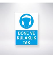 Bone Ve Kulaklık Tak 21x28 Arkası Yapışkanlı Levha
