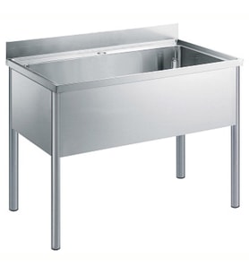 Electrolux Professional Yıkama Tezgahı, 1 Evyeli (1280x510x340mm) VLP1401SEN