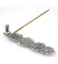 Metal Kayık Baykuş Tasarımı Tütsülük Ksk2202