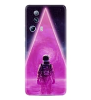 Xiaomi 13 Lite Kılıf Resimli Desenli Silikon Platinium Series Astro Purple2 1907