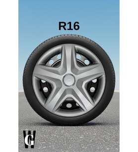 Opel Omega 16 İnç Jant Kapağı (4 ADET) Gri G105