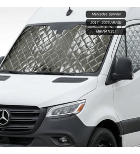 Motokaravan Ön ve Yan Camlar için Isı Yalıtım Güneşlik Mercedes Sprinter