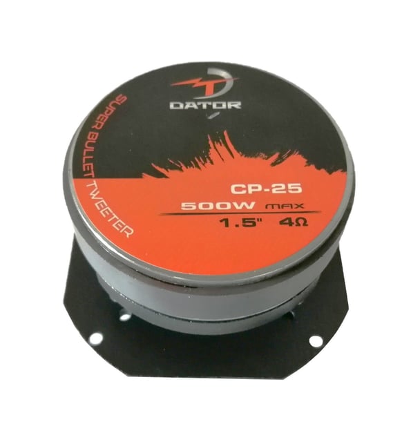 Dator CP-25 Süper Bullet Tweeter 11,5 CM 500W RMS Döküm Çerçeve (1