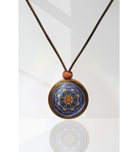 Mandala Ahşap Kolye N11.29018