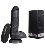 Pretty Love Adure 18 CM Belden Bağlamalı siyahi Penis Titreşimli Vibratör