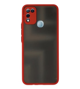 Newface İnfinix Hot 10 Play Kılıf Montreal Silikon Kapak - Kırmızı