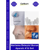 Özel Üretim Anti Snoring Silikon Nasal Dilator Rahat Nefes Horlama Önleyici Burun Aparatı 4'lü Set