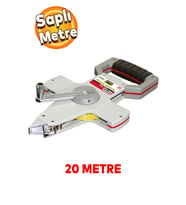 20 Metre Çelik Şerit Metre, Dayanıklı ve Kullanışlı Ölçüm Aleti