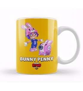 Brawl Stars Bunny  Penny Kupa Bardak Porselen