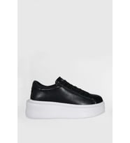 Lufian 111230234 Gage Erkek Deri Sneaker Ayakkabı Siyah