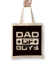 Dad Of Boys Son Brother Daddy Papa Poppa Children Father Bez Çanta Uzun Saplı