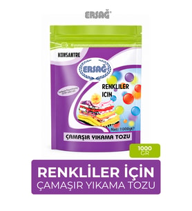 ERSAĞ Renkliler İçin Çamaşır Yıkama Tozu 1000 GR