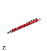 Kişiye Özel Kırmızı ve Gümüş Renk Metal Tükenmez Kalem GDTK-904141