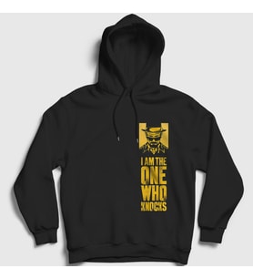 Presmono Unisex Siyah Knocks V2 Breaking Bad Kapüşonlu Sweatshirt 185043tt