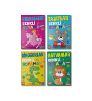 Renkli Boyama 10 set+1 Set (44 Kitap)