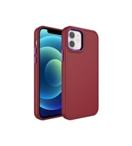 Apple iPhone 11 Uyumlu Kılıf Metal Çerçeve ve Buton Tasarımlı Sert Zore Botox Kapak (Koyu Yeşil)