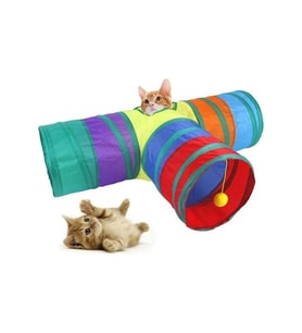 MAD-181 Üçlü T Model Kedi Oyun Tüneli 85*50 cm