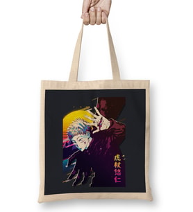 Jujutsu Kaisen Yuji 01 Bez Çanta Uzun Saplı