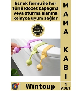 #KlozetAparatı Mantar Tasarım Pratik Banyo Aksesuarı Esnek Koruyucu Şık Klozet Kapağı Hijyen Aparatı
