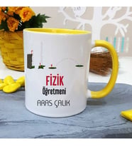 Fizik Öğretmenine Özel Öğretmenler Günü Hediyesi Kişiye Özel Kupa Bardak