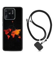 Xiaomi Poco X3 Pro M4 Pro X4 Pro C40 10C Kılıf Boyun Askılı Silikon İz Bırakan Uçak 1778