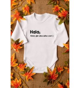 Unisex Bebek Hala Daha Cool Yazılı Organik Baskılı